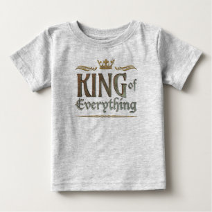 KÖNIG von alles - großartige mittelalterliche Baby T-shirt