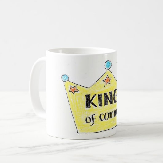 König von comms Tasse (Vorderseite Links)