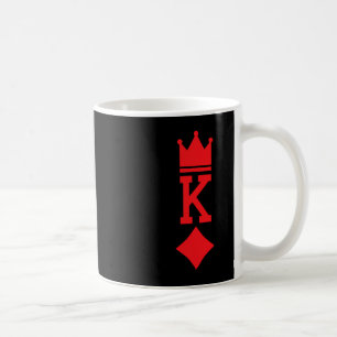 König von Diamanten Kartenspielen Halloween-Kostüm Kaffeetasse
