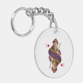 König von Diamanten Schlüsselanhänger (Vorderseite links)