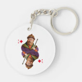 König von Diamanten Schlüsselanhänger (Rückseite)