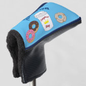 König von Doughnut Golf Headcover (3/4 Vorderseite)