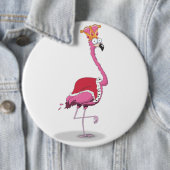 König von Flamingos Button (Beispiel)