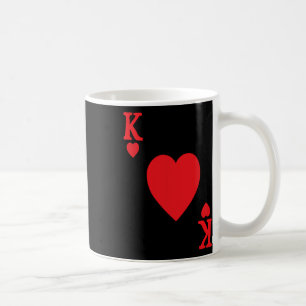 König von Herzen Valentinstag Lover Royal Flush J Kaffeetasse