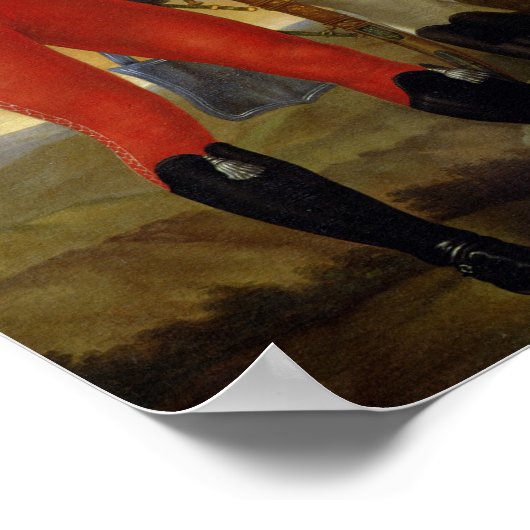 König von Holland und Kronprinz von Holland Poster (Ecke)