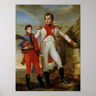 König von Holland und Kronprinz von Holland Poster