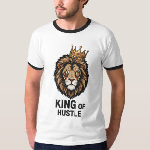 König von Hustle - T - Shirt der Löwenkrone