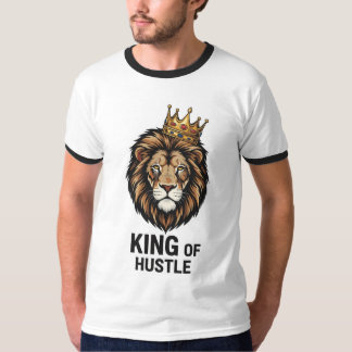 König von Hustle - T - Shirt der Löwenkrone