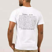 König von Königen, Lord von Lords T-Shirt (Rückseite)