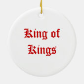 König von Königen Ornament (Hinten)