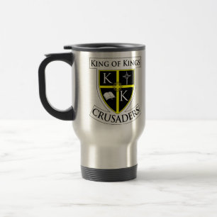 König von Königen Travel Mug w/Shield Reisebecher