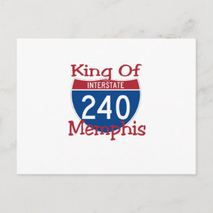König von Memphis Postkarte