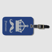 König von Mustaches individuelle Name Gepäckanhänger (Vorderseite (Horizontal))