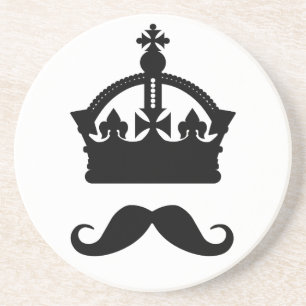 König von Mustaches Untersetzer
