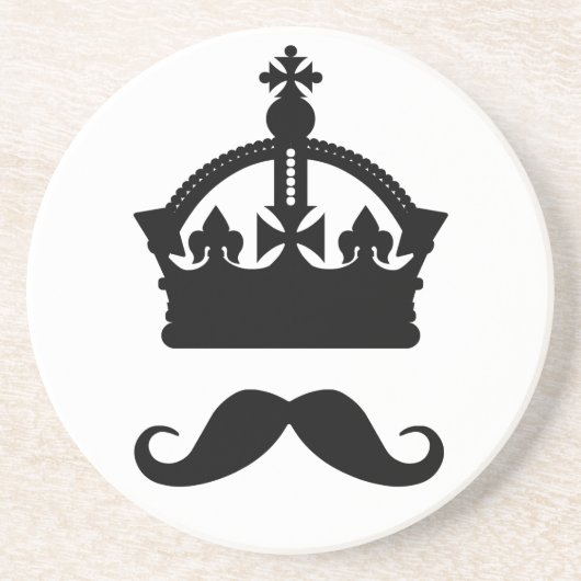 König von Mustaches Untersetzer (Vorne)