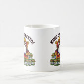 König von Pesto Penguin Kaffeetasse (Mittel)