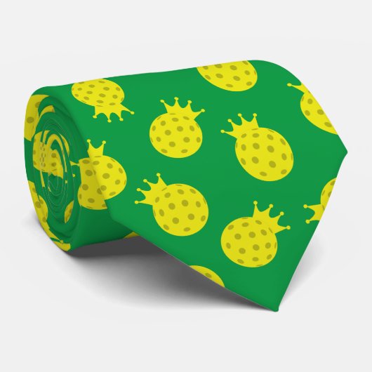 König von Pickleball Krawatte (Gerollt)