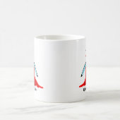 König von Pinguin Kaffeetasse (Mittel)