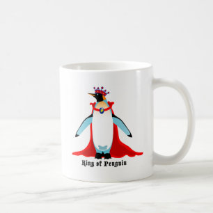König von Pinguin Kaffeetasse