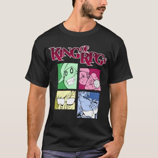 König von RPGs: Instrumente des Spiels T-Shirt (Vorderseite)