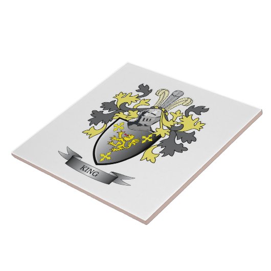 König Wappen Fliese (Seite)