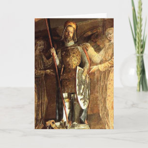 König Wenceslas Card Feiertagskarte
