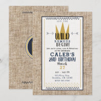 König Wild Thing Gold Krone Jute Geburtstagsfeier