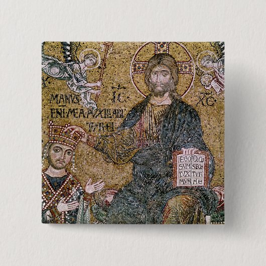 König William-II von Sizilien Button (Vorderseite)