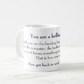 König Writer Mug Kaffeetasse (Vorderseite Links)