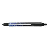 Königblau Glitz individuelle Autogramm Stift (Rückseite)