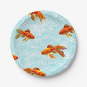 Königblau Pappteller (Vorderseite)