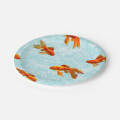 Königblau Pappteller (Schrägansicht)