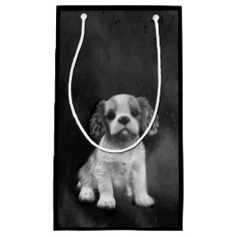Königcharles Spanielwelpe Kleine Geschenktüte