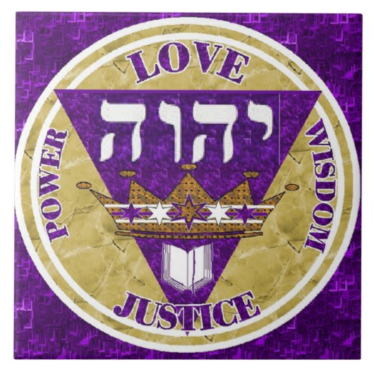 Könige 4 Hauptattribute Fliese (Vorderseite)