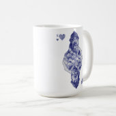 Könige gehören zu den Anzügen eines Kartendecks. Kaffeetasse (VorderseiteRechts)