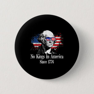 Könige in Amerika seit 1776 bedrängte USA-FlaggeKi Button