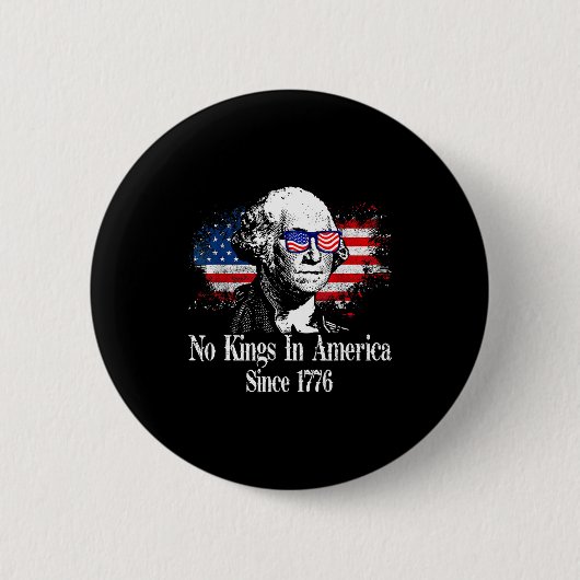Könige in Amerika seit 1776 bedrängte USA-FlaggeKi Button (Vorderseite)