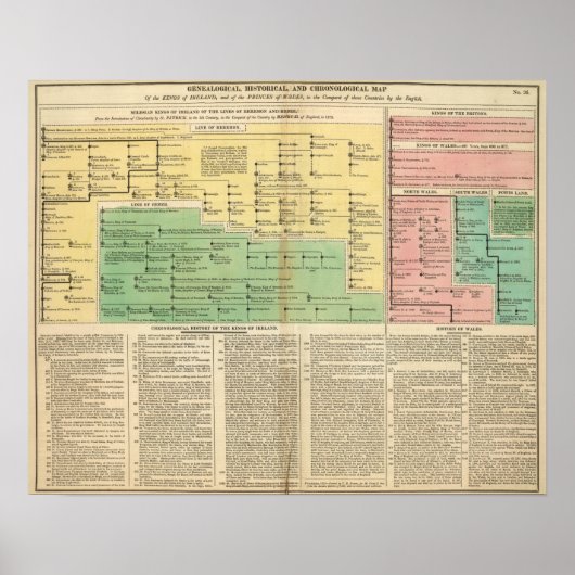 Könige Irlands und Wales Poster (Vorne)