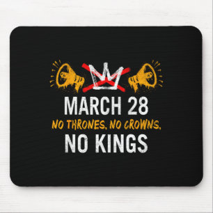 Könige marschieren 28 2026 Throne Kronen lustige M Mousepad