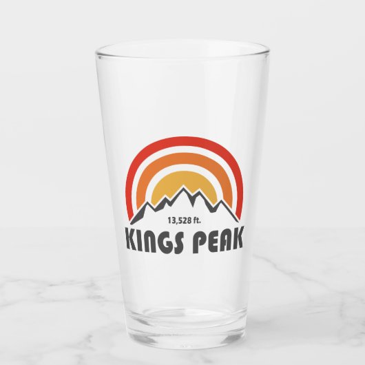 Könige Peak, Utah Glas (Vorderseite)