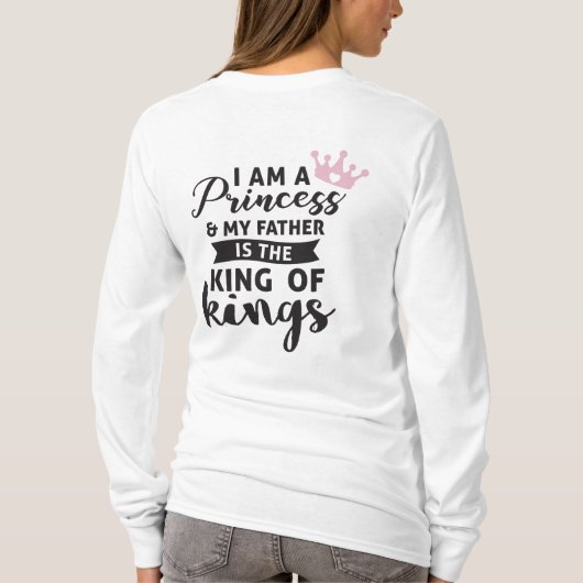 Könige Prinzessin T-Shirt (Rückseite)