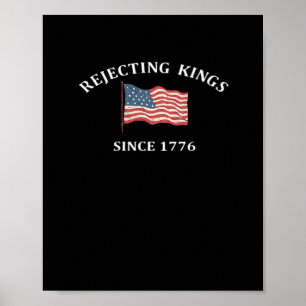 Könige seit 1776 ablehnen 2 Klassiker Poster