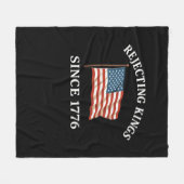 Könige seit 1776 ablehnen Essential Style Fleecedecke (Vorderseite (Horizontal))