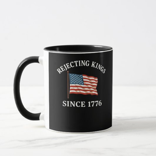 Könige seit 1776 ablehnen Essential Style Tasse (Links)