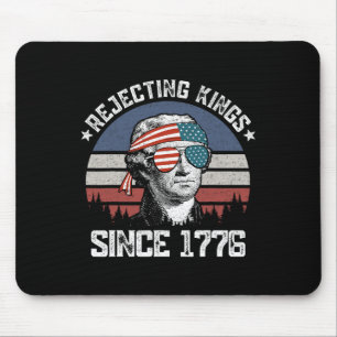 Könige seit 1776 ablehnen George Washington 4. Jul Mousepad
