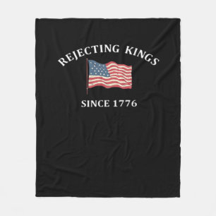 Könige seit 1776 ablehnen im klassischen Stil Fleecedecke