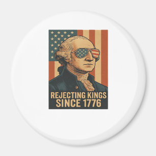 Könige seit 1776 ablehnen Klassisches Vintage-Graf Magnet