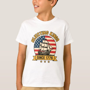 Könige seit 1776 ablehnen Vintage Patriotisch USA T-Shirt
