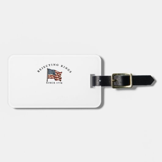 Könige seit 1776 Amerika ablehnen Gepäckanhänger (Vorderseite horizontal)