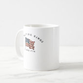 Könige seit 1776 Amerika ablehnen Kaffeetasse (Vorderseite Links)